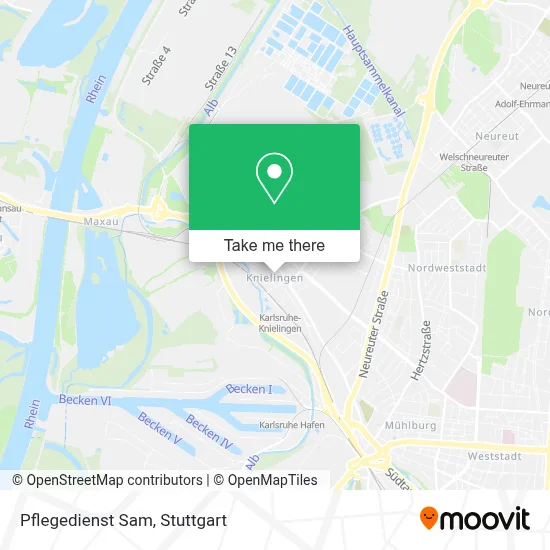 Pflegedienst Sam map