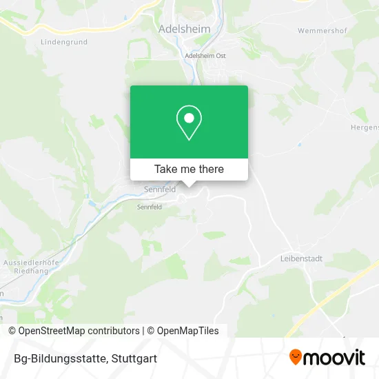 Bg-Bildungsstatte map