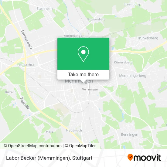 Labor Becker (Memmingen) map