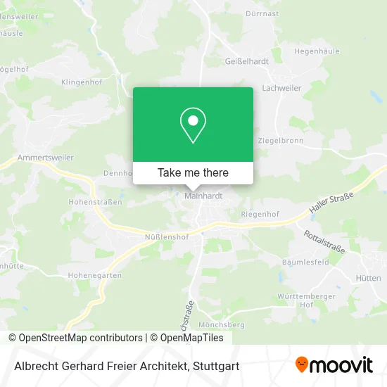 Albrecht Gerhard Freier Architekt map