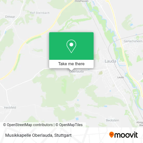 Musikkapelle Oberlauda map