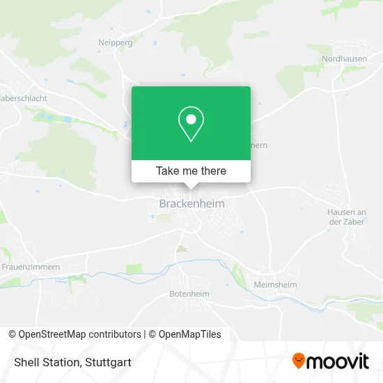 Shell Station map