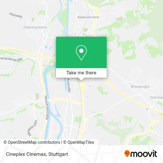 Cineplex Cinemas map