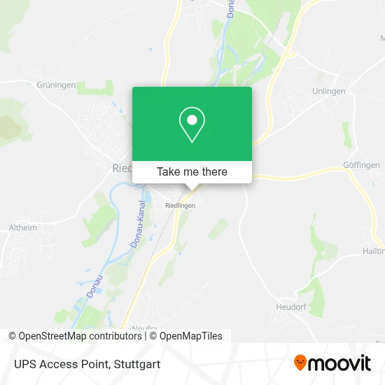 Ups Access Point map