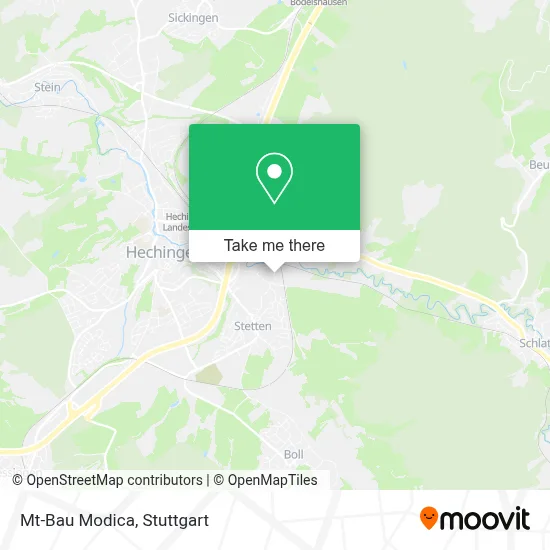 Mt-Bau Modica map