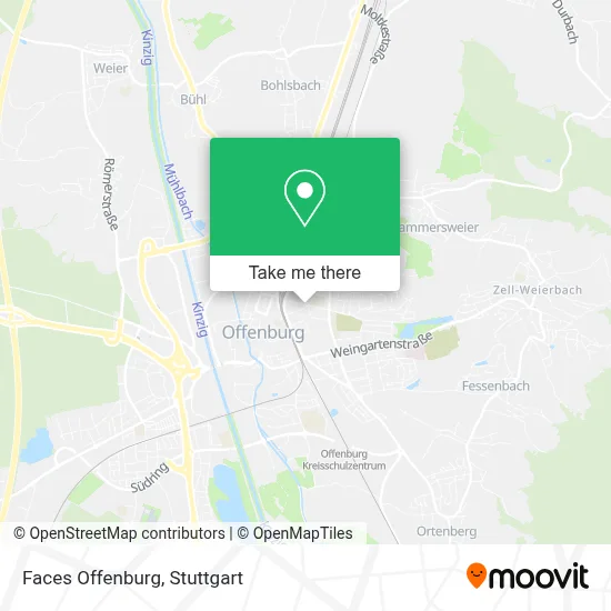 Faces Offenburg map