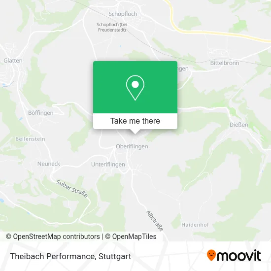 Theibach Performance map