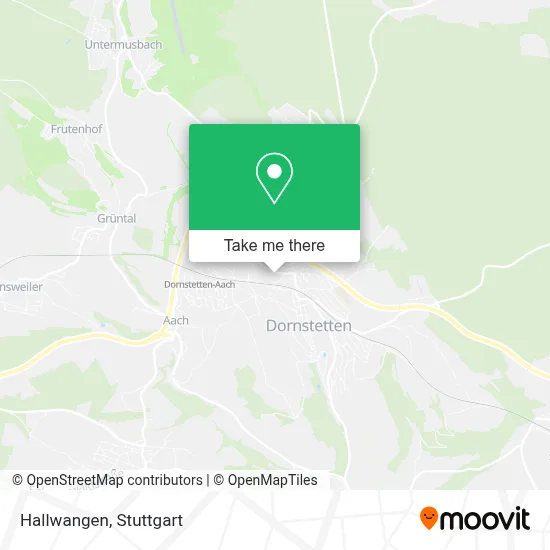 Hallwangen map