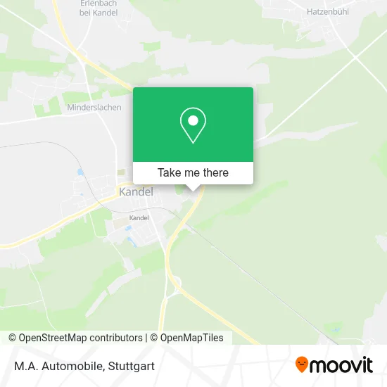 M.A. Automobile map