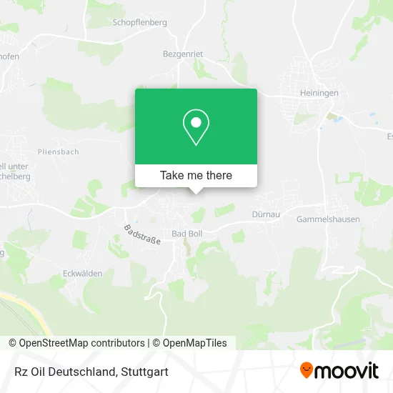 Rz Oil Deutschland map