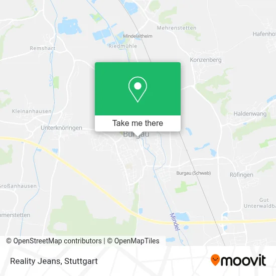 Reality Jeans map
