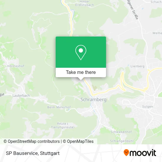 SP Bauservice map