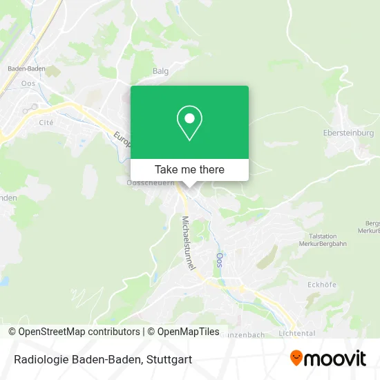 Radiologie Baden-Baden map