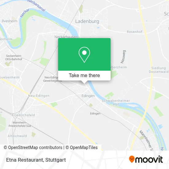 Ristorante Etna map