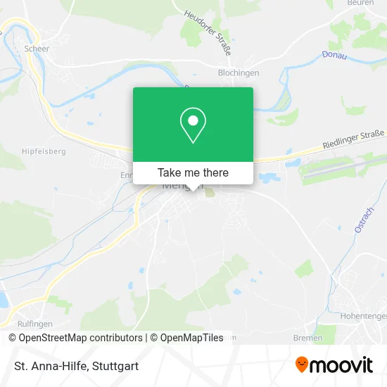 St. Anna-Hilfe map