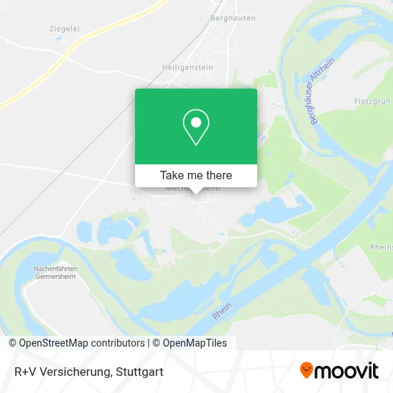R+V Versicherung map