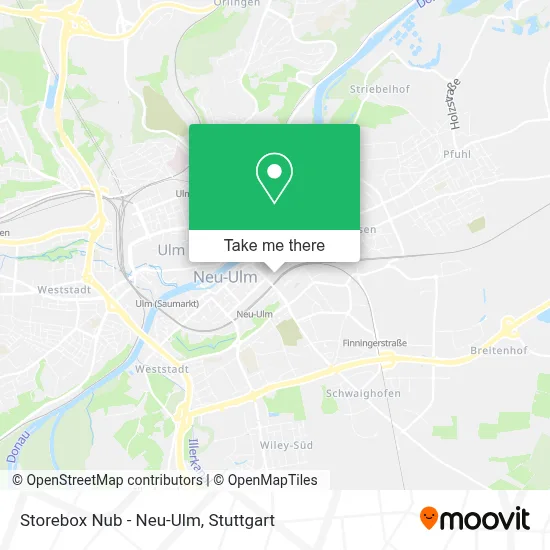 Storebox Nub - Neu-Ulm map