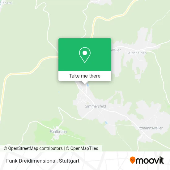 Funk Dreidimensional map