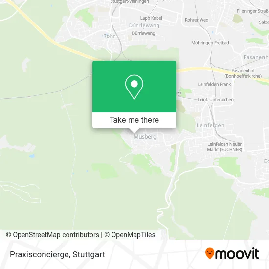 Praxisconcierge map