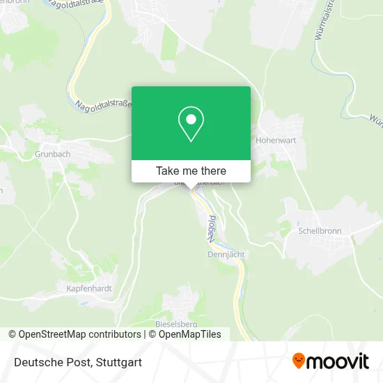Deutsche Post map