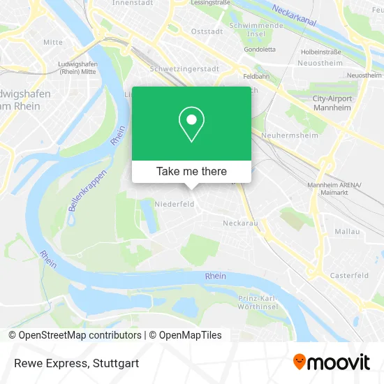 Rewe Express map