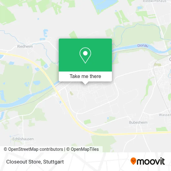 Closeout Store map