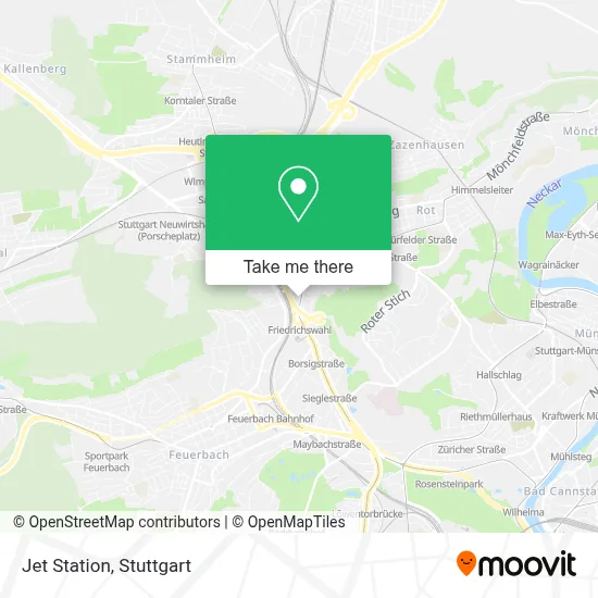 Jet Station map