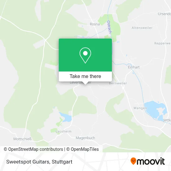 Sweetspot Guitars map