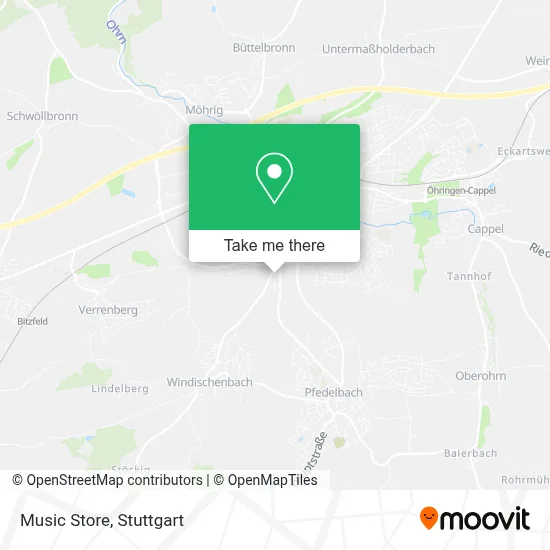 Music Store map