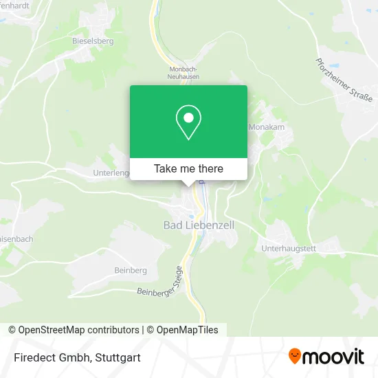 Firedect Gmbh map