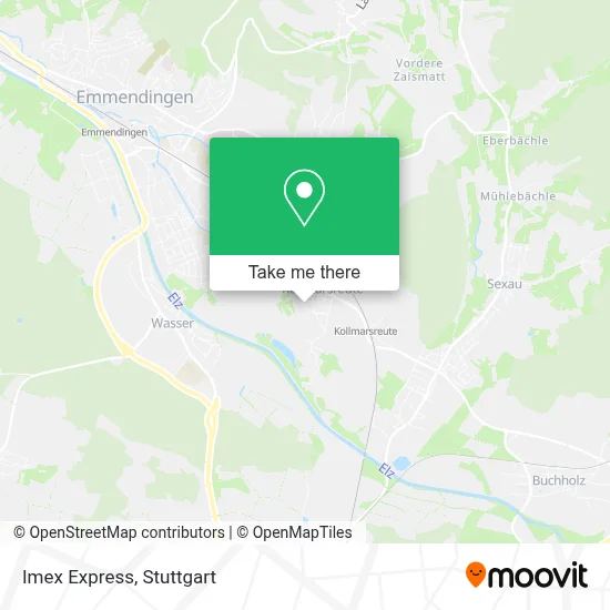 Imex Express map