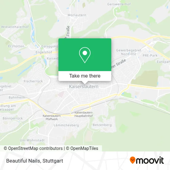 Beautiful Nails map