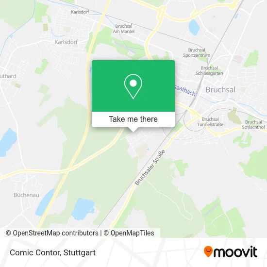 Comic Contor map
