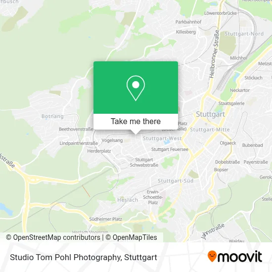 Studio Tom Pohl Photography map