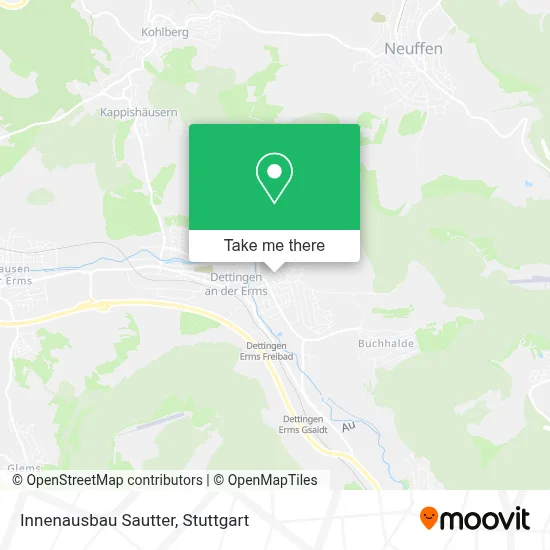 Innenausbau Sautter map