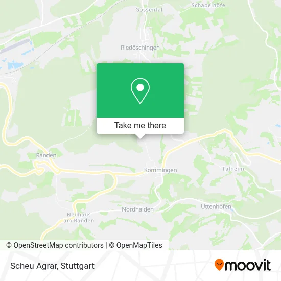 Scheu Agrar map