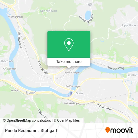 Restaurant Panda map