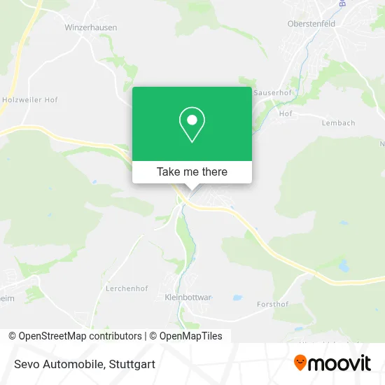 Sevo Automobile map