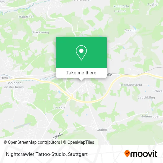 Nightcrawler Tattoo-Studio map