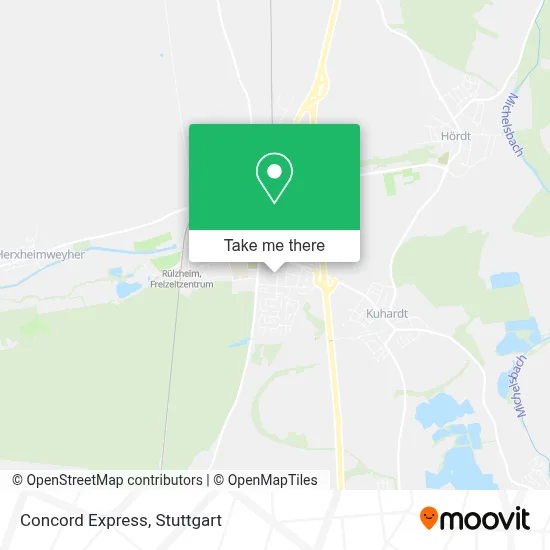 Concord Express map