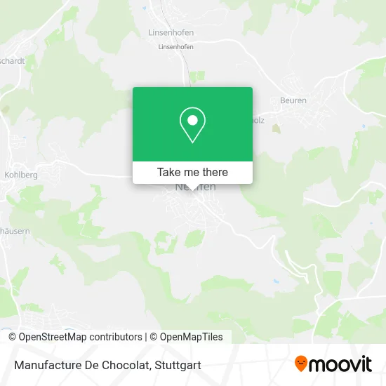 Manufacture De Chocolat map
