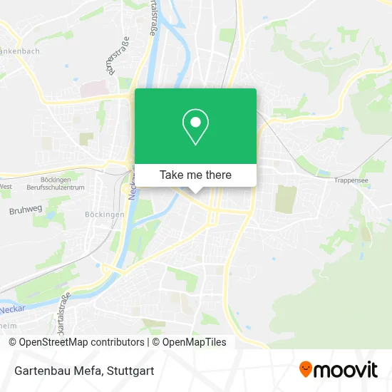 Gartenbau Mefa map