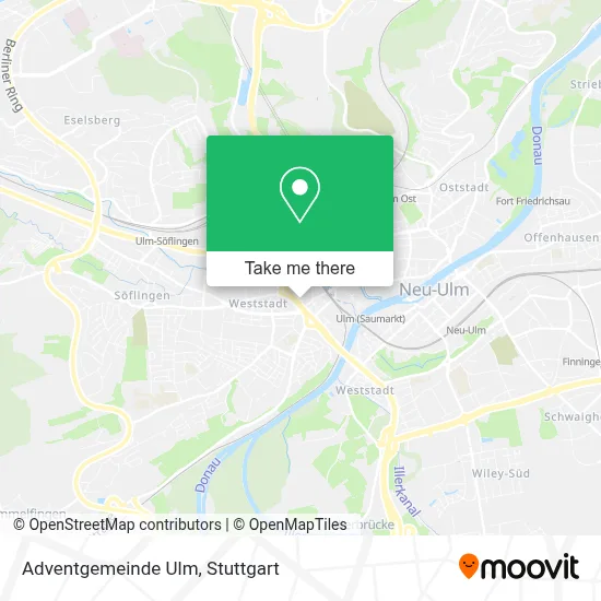 Adventgemeinde Ulm map