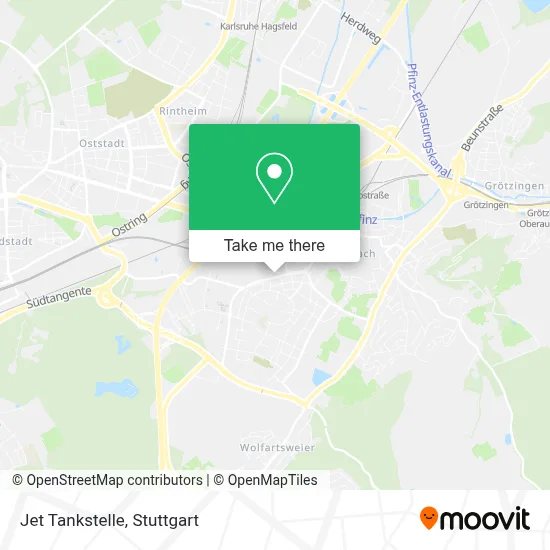 Jet Tankstelle map