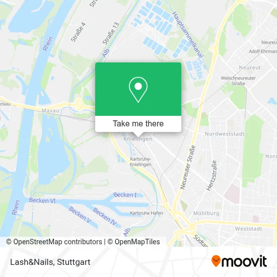 Lash&Nails map