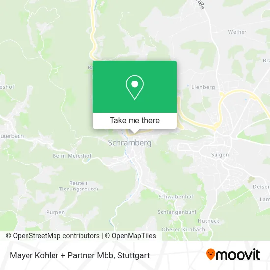 Mayer Kohler + Partner Mbb map