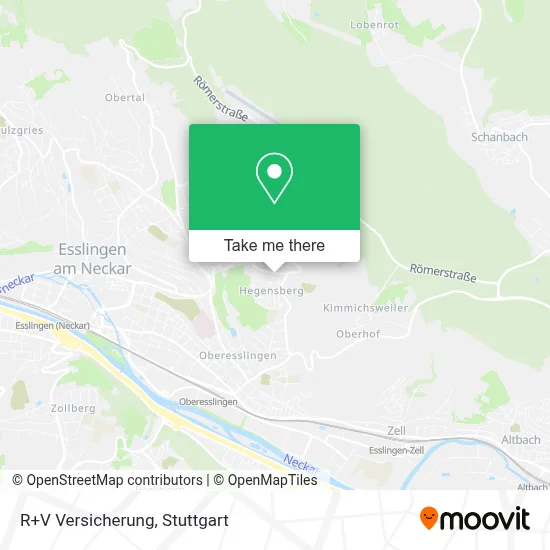 R+V Versicherung map