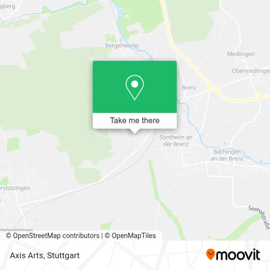 Axis Arts map