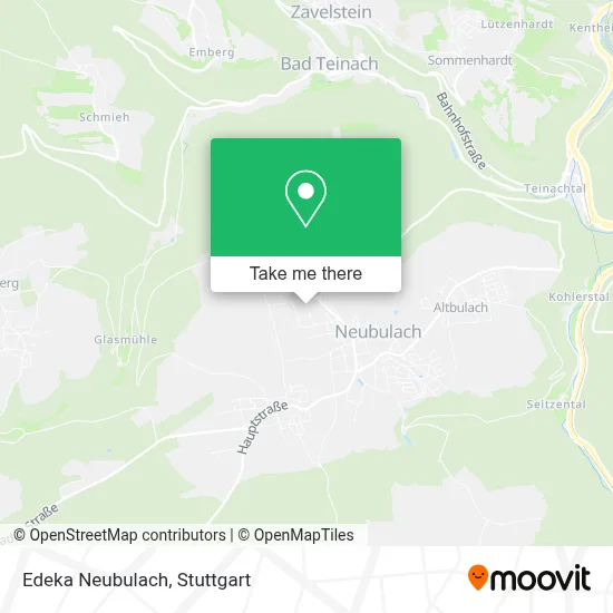 Edeka Neubulach map