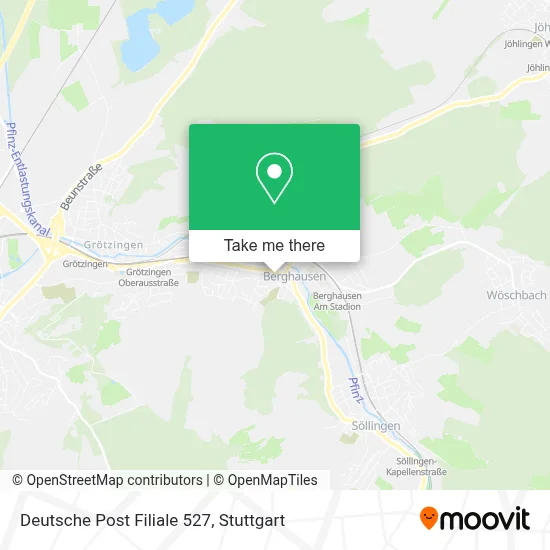 Deutsche Post Filiale 527 map